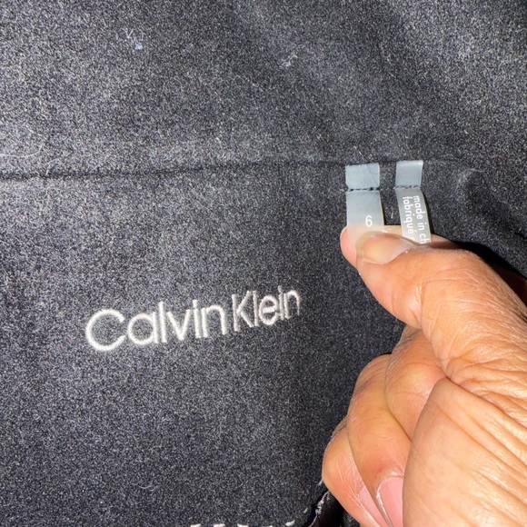 Calvin Klein Women's Elegant Black Pea Coat - Picture 4 of 5